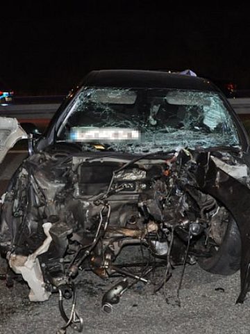 Tragiczny wypadek na A1 w Wieszowie Tragiczny wypadek na A1 w Wieszowie