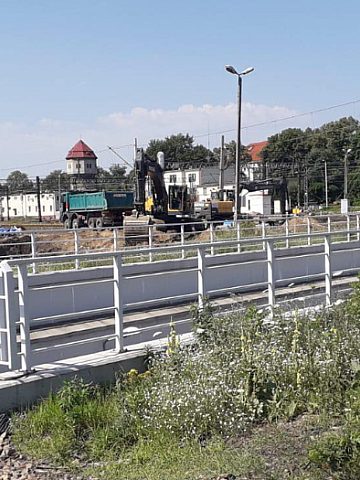 Tarnowskie Góry - prace przy wiadukcie Tarnowskie Góry - prace przy wiadukcie