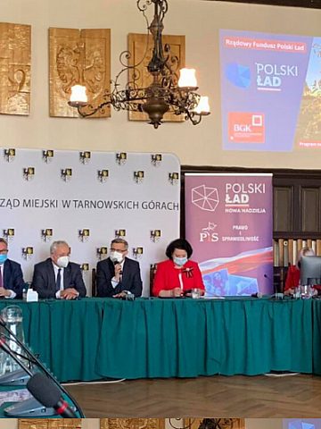 Spotkanie dotyczące nowych inwestycji w powiecie tarnogórskim Spotkanie dotyczące nowych inwestycji w powiecie tarnogórskim