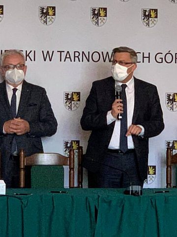 Spotkanie dotyczące nowych inwestycji w powiecie tarnogórskim Spotkanie dotyczące nowych inwestycji w powiecie tarnogórskim