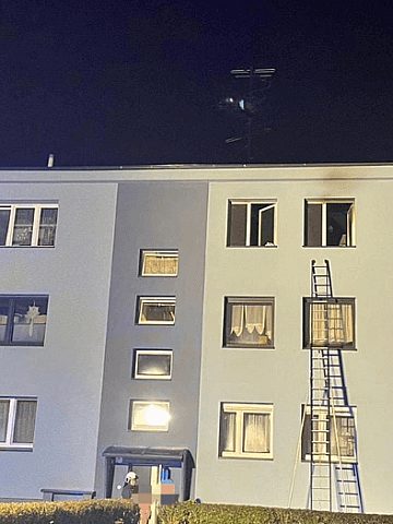 Pożar w miejscowości Łubie Pożar w miejscowości Łubie
