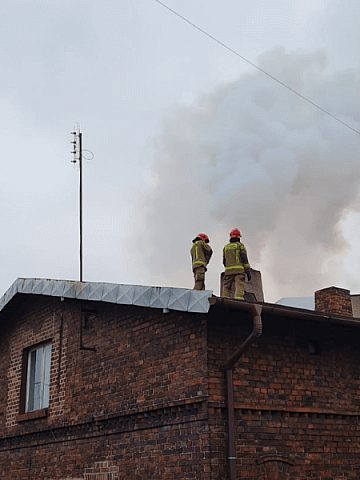 Pożar w Wieszowej Pożar w Wieszowej