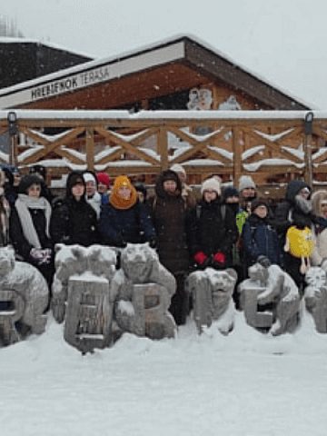 Uczniowie ze Zbrosławic w Słowacji Uczniowie ze Zbrosławic w Słowacji