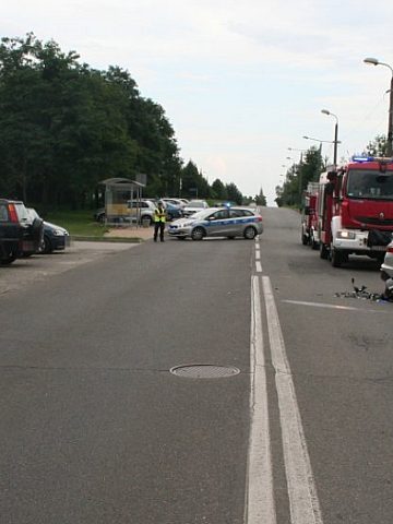 Tarnowskie Góry. Wypadek na ul. Janasa Tarnowskie Góry. Wypadek na ul. Janasa
