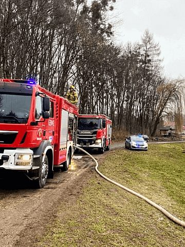 Pożar w Kamieńcu Pożar w Kamieńcu