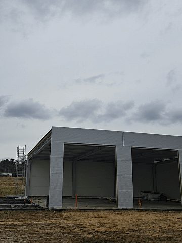 Budowa remizy w Boruszowicach Budowa remizy w Boruszowicach