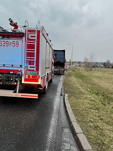 Pożar pojazdu w Celinach Pożar pojazdu w Celinach