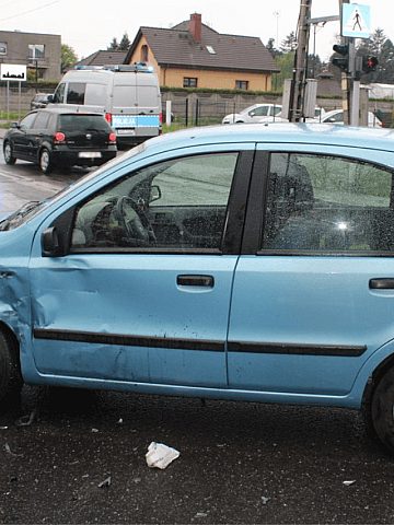 Kolizja w Tarnowskich Górach Kolizja w Tarnowskich Górach