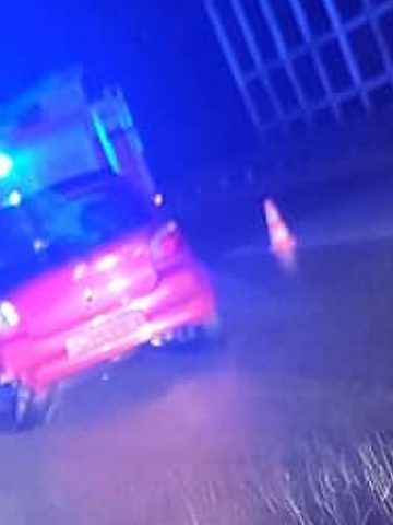 Wieszowa - wypadek na autostradzie A1 Wieszowa - wypadek na autostradzie A1