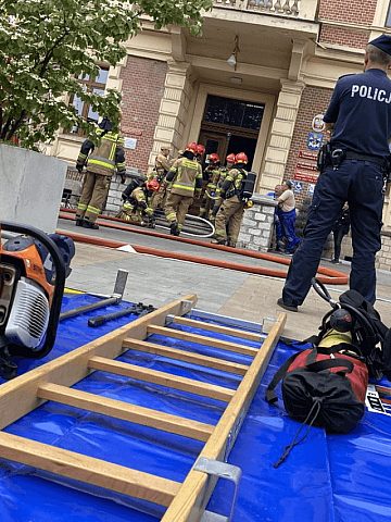 Próbne ćwiczenia w Tarnowskich Górach Próbne ćwiczenia w Tarnowskich Górach