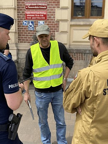 Próbne ćwiczenia w Tarnowskich Górach Próbne ćwiczenia w Tarnowskich Górach