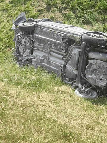 Wypadek przy A1 w Wieszowie Wypadek przy A1 w Wieszowie