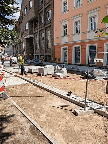 Prace drogowe w Tarnowskich Górach Prace drogowe w Tarnowskich Górach