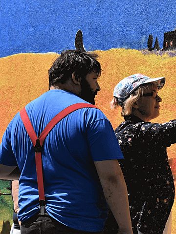 Nowy mural w Tarnowskich Górach Nowy mural w Tarnowskich Górach