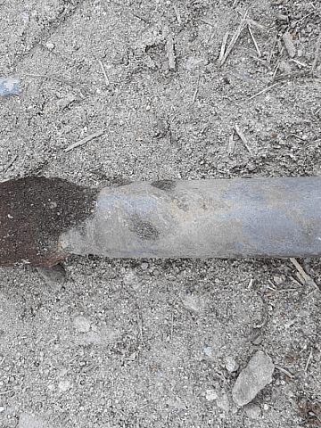 Niewybuch w Pyrzowicach Niewybuch w Pyrzowicach