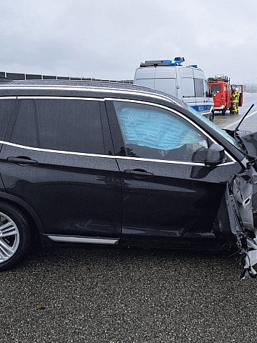 Wypadek na autostradzie A1 Wypadek na autostradzie A1