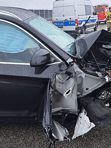 Wypadek na autostradzie A1 Wypadek na autostradzie A1