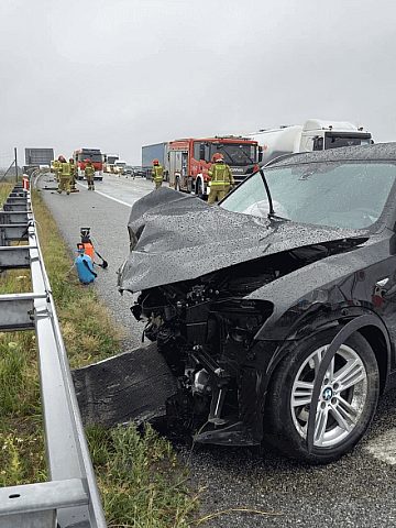 Wypadek na autostradzie A1 Wypadek na autostradzie A1
