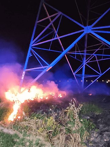 Pożar w Wieszowie 2 Pożar w Wieszowie 2