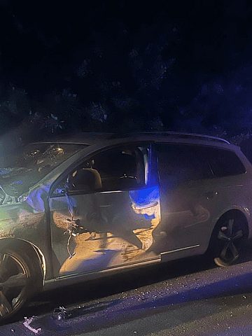 Wypadek na DK 11 w Kotach 1 Wypadek na DK 11 w Kotach 1