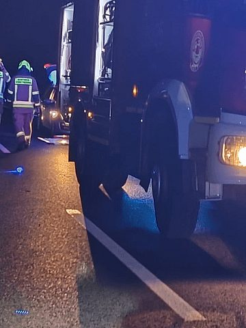 Wypadek na DK 11 w Kotach 2 Wypadek na DK 11 w Kotach 2