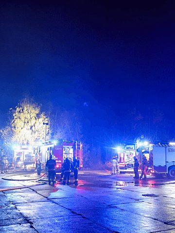 Pożar w Radzionkowie Pożar w Radzionkowie