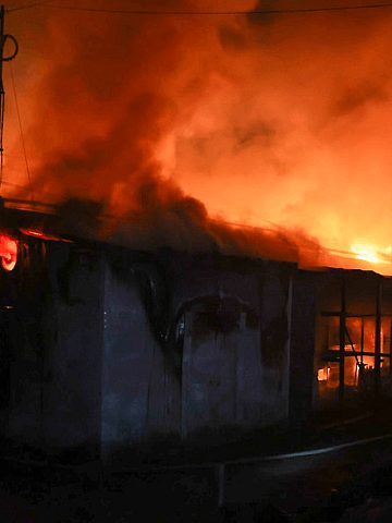 Pożar w Radzionkowie Pożar w Radzionkowie