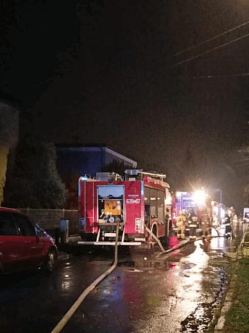 Pożar w lokalu w Tarnowskich Górach Pożar w lokalu w Tarnowskich Górach