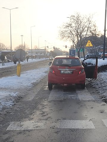 Potrącenie pieszego w Tarnowskich Górach Potrącenie pieszego w Tarnowskich Górach