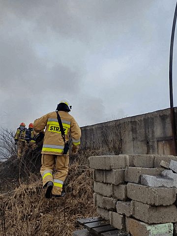 Pożar w Radzionkowie Pożar w Radzionkowie
