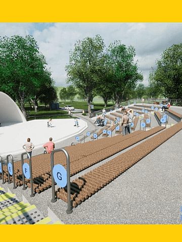 Remont amfiteatru w Tarnowskich Górach Strzybnicy Remont amfiteatru w Tarnowskich Górach Strzybnicy