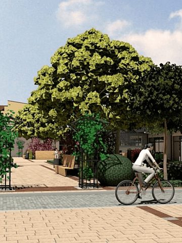 Wizualizacja przebudowy centrum Kalet Wizualizacja przebudowy centrum Kalet