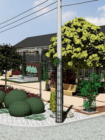 Wizualizacja przebudowy centrum Kalet Wizualizacja przebudowy centrum Kalet