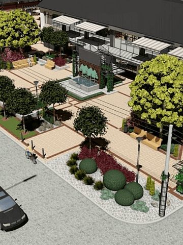 Wizualizacja przebudowy centrum Kalet Wizualizacja przebudowy centrum Kalet