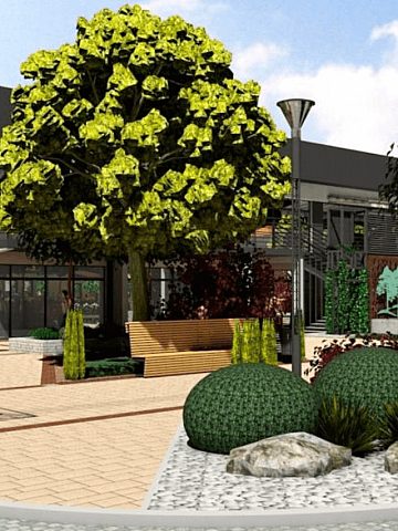 Wizualizacja przebudowy centrum Kalet Wizualizacja przebudowy centrum Kalet