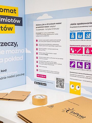 Paczkomat na terenie Katowice Airport Paczkomat na terenie Katowice Airport