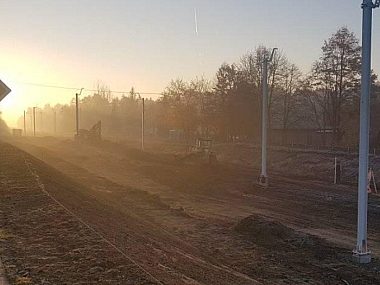 Utrudnienia drogowe w Miasteczku Śląskim Prace w ramach odbudowy linii kolejowej nr 182 Tarnowskie Góry - Zawiercie