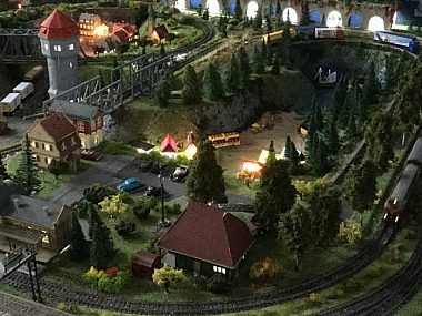 To koniec makiety kolejowej Semafor w Tarnowskich Górach Tarnowskie Góry Semafor makieta kolejowa
