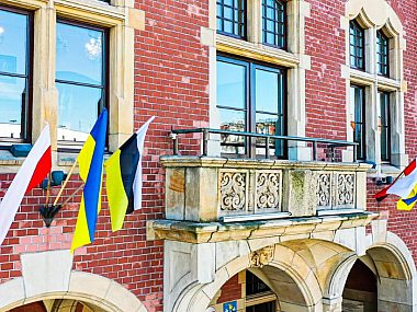 Tarnowskie Góry solidarne z Ukrainą Tarnowskie Góry stand with Ukraine