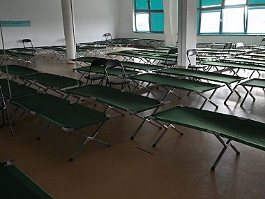 Nowe lokum dla ukraińskich uchodźców w Parku Wodnym Miejsca dla uchodźców w Parku Wodnym 2