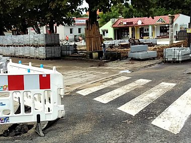 Teren budowy przy ulicy Królika Teren budowy przy ulicy Królika