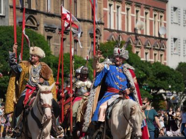 Pochód Gwarkowski: królowa Marysieńka, Korfanty i Wiedźmin Pochód Gwarkowski 2023