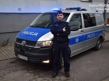 Policjant uratował życie Policjant uratował życie