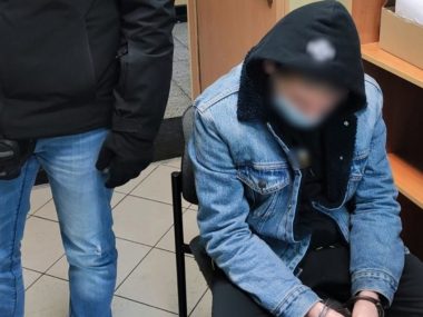 Zatrzymany Kacper Ś. Zatrzymany Kacper Ś.