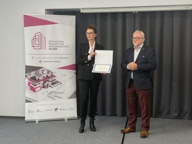 Prezes SIM Śląsk Alina Wadoń i burmistrz Tarnowskich Gór Arkadiusz Czech Prezes SIM Śląsk Alina Wadoń i burmistrz Tarnowskich Gór Arkadiusz Czech