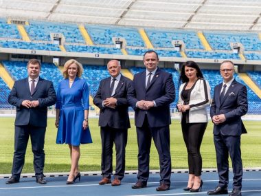 Zarząd województwa Śląskiego na Stadionie Śląskim Zarząd województwa Śląskiego na Stadionie Śląskim