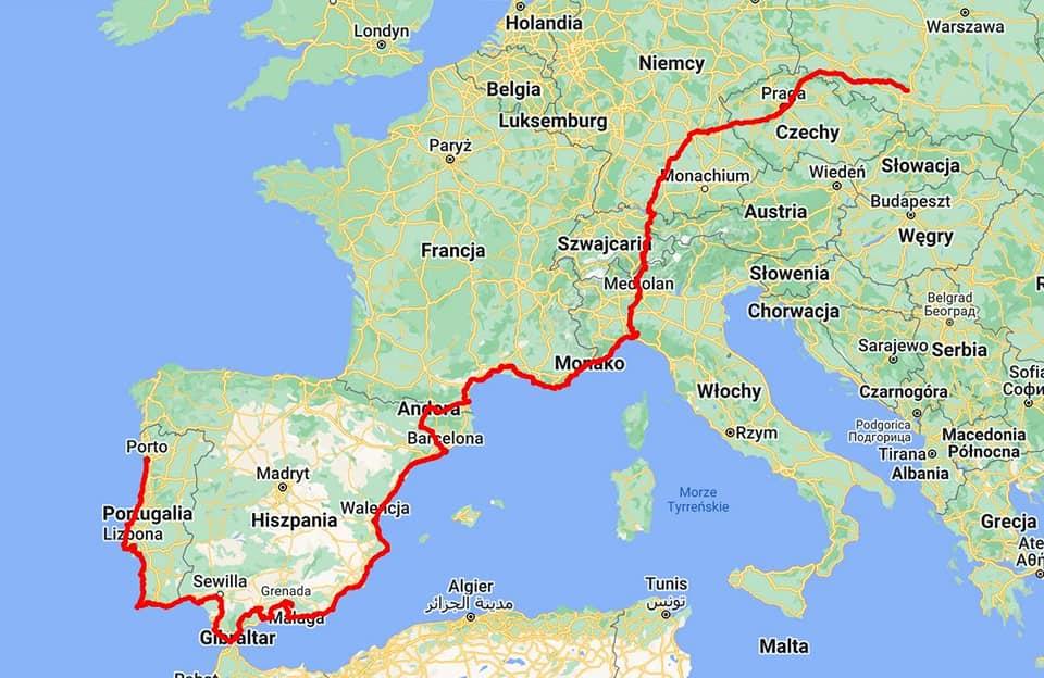 Rowerem przez Europę