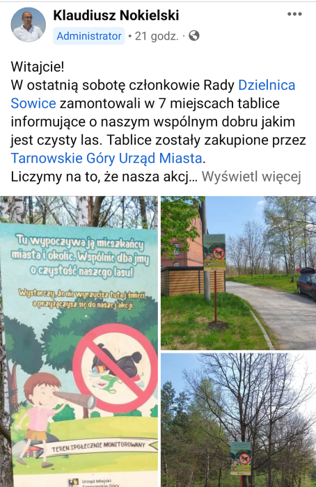 tablice w Sowicach
