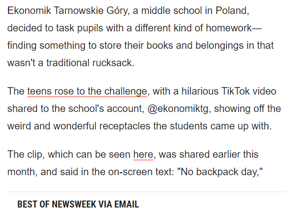 Tarnowskie Góry w Newsweeku