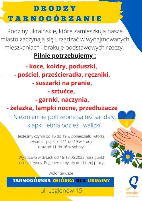 tarnowskie góry zbiórka dla Ukrainy